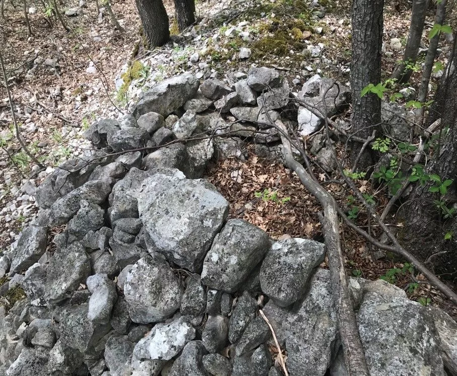 Postazione tedesca sul versante orientale della Maiella